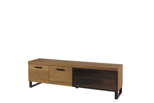 Szafka RTV 2-drzwiowa z klapą Pratto