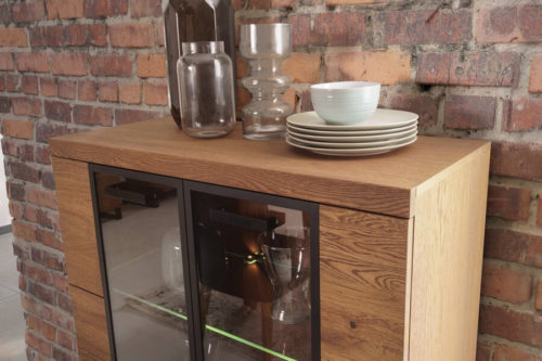 Witryna 2-drzwiowa niska Pratto