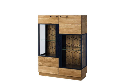 Witryna 2-drzwiowa niska Mosaic