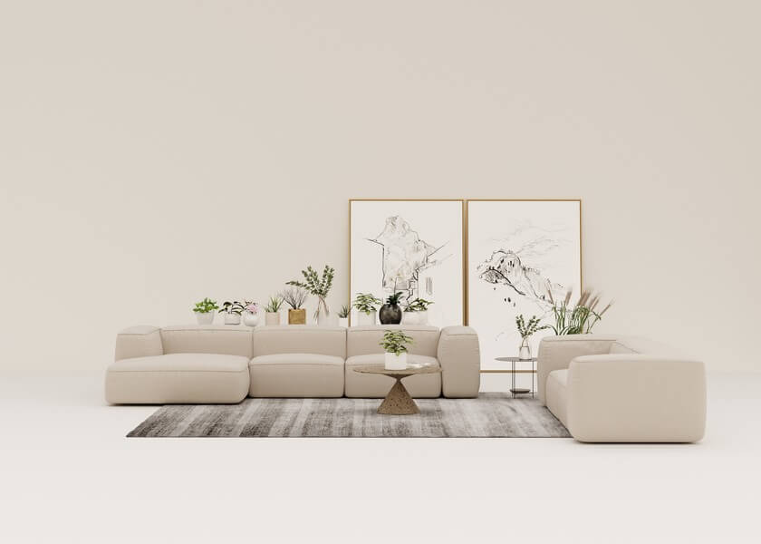 Narożnik modułowy Lust Befame