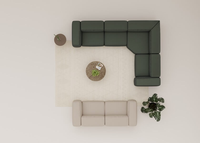 Narożnik modułowy Lust Befame