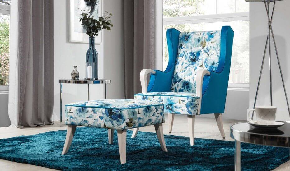 Fotel z pufą Milano Unimebel