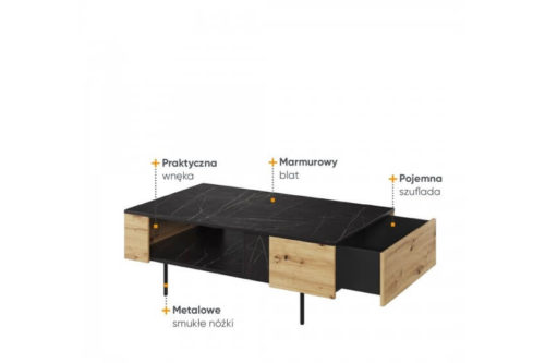 Stolik kawowy Marmo Lenart