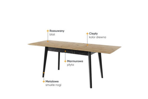 Stół prostokątny Marmo MR-08