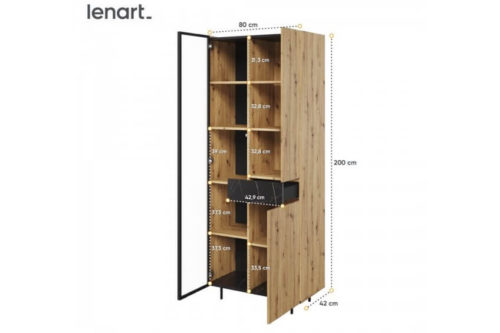 Witryna wysoka Marmo MR-02