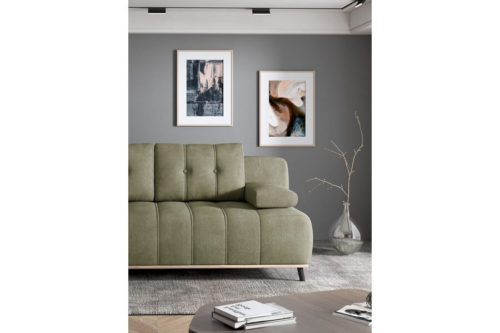 Sofa z funkcją spania z pojemnikiem Clive