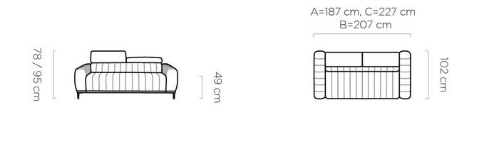 Sofa rozkładana Gandi Wersal