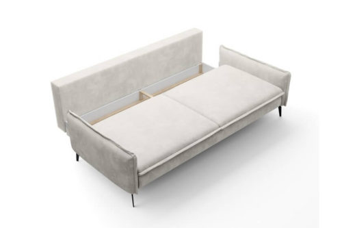 Sofa rozkładana z pojemnikiem Glossy