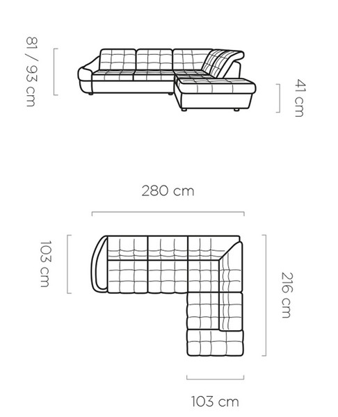 Narożnik Infinity L Wersal