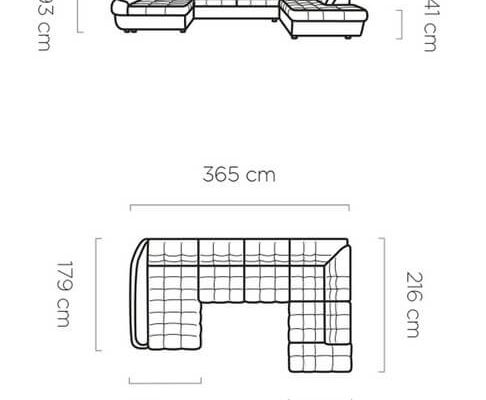 Narożnik Infinity XL R1 Wersal