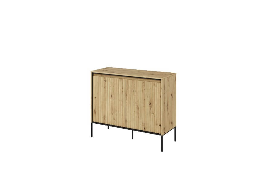 Komoda ryflowane fronty Trend TR-02 Lenart