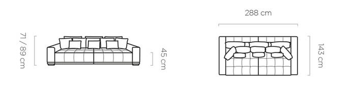 Sofa rozkładana Mindelo Wersal