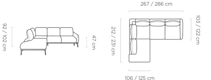 Narożnik Storm L Wersal