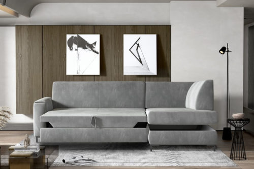 Narożnik rozkładany z pojemnikiem Vocal L Wersal