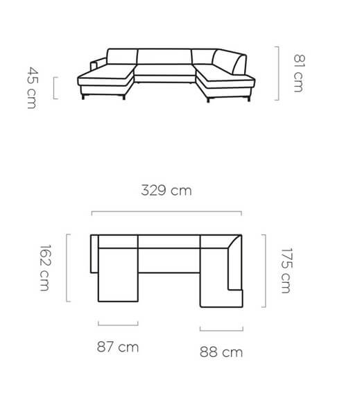 Narożnik Vocal XL Wersal