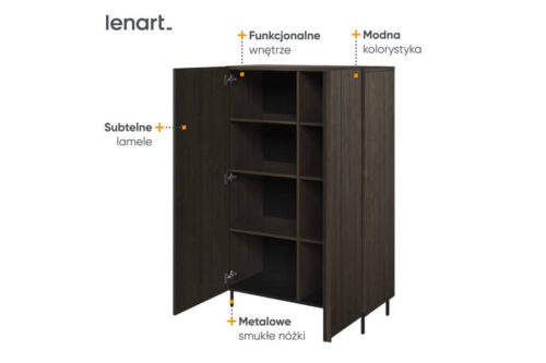 Komoda 2-drzwiowa Piemonte Lenart