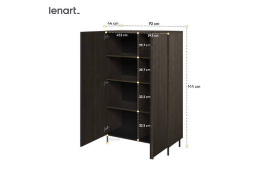 Komoda 2-drzwiowa Piemonte Lenart