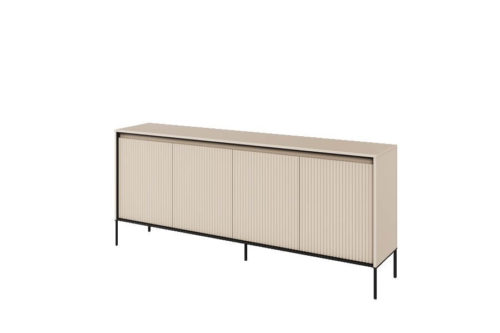 Komoda z ryflowanymi frontami Trend TR-04