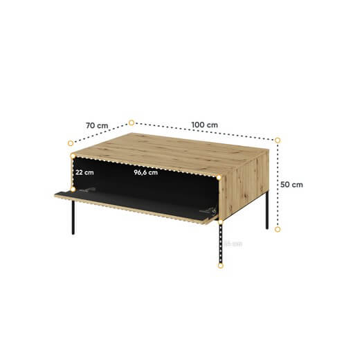 Stolik kawowy Trend TR-09 Lenart