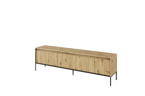 Szafka RTV, ryflowane fronty Trend TR-06