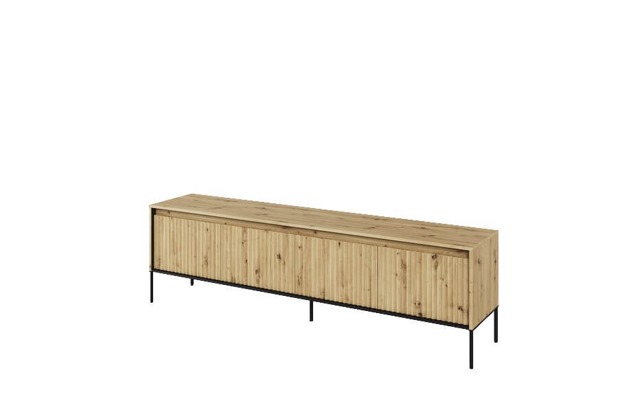 Szafka RTV, ryflowane fronty Trend TR-06