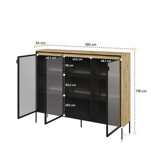 Witryna przeszklona TR-08 Trend