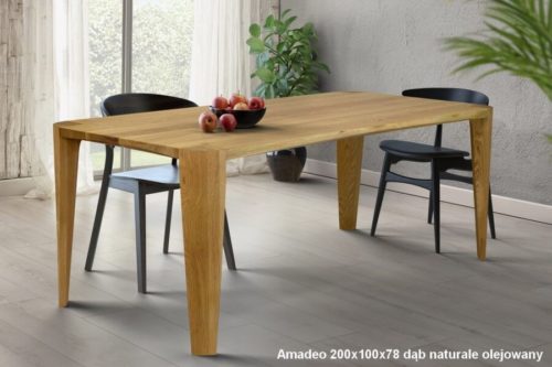 Stół z litego drewna Amadeo Ortus