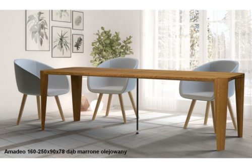 Stół z litego drewna Amadeo Ortus