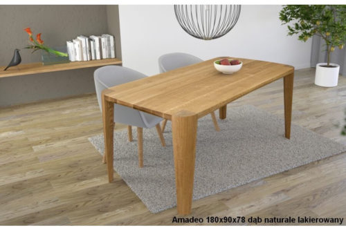 Stół z litego drewna Amadeo Ortus