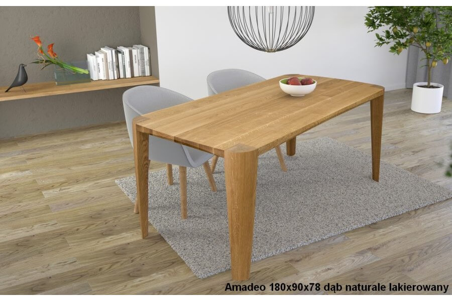 Stół z litego drewna Amadeo Ortus