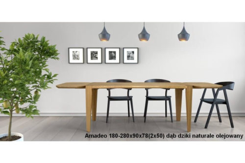 Stół z litego drewna Amadeo Ortus