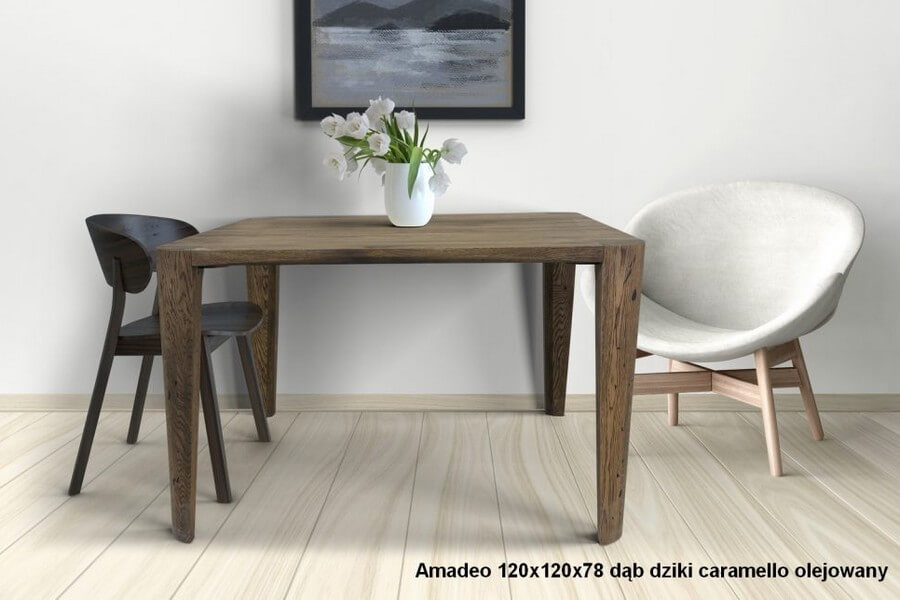 Stół z litego drewna Amadeo Ortus