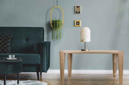 Stolik kawowy z litego drewna Amadeo