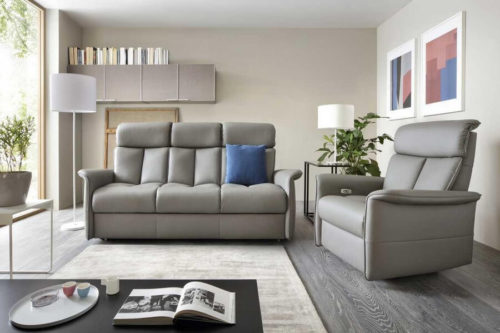 Sofa ze skóry Busto wyprzedaż