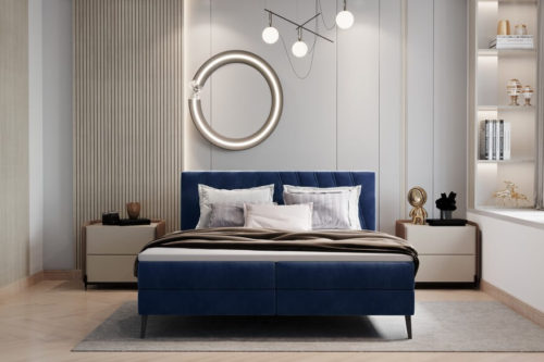 Łóżko tapicerowane Cleo