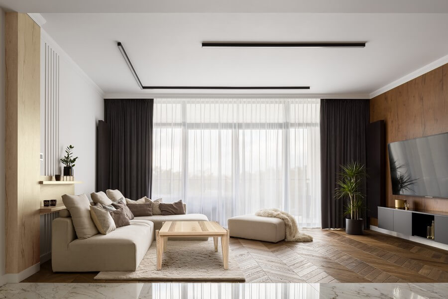 Stolik z litego drewna Luciano