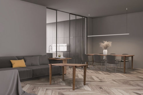 Stolik z litego drewna Luciano