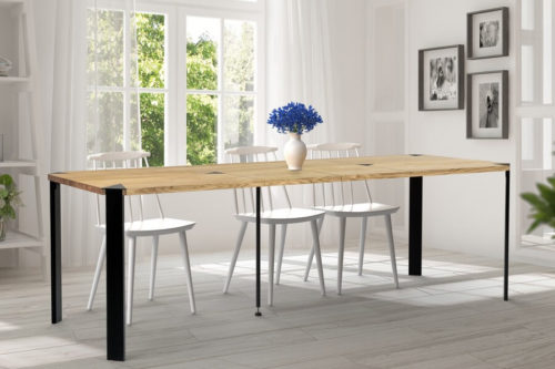 Stół z litego drewna Matteo