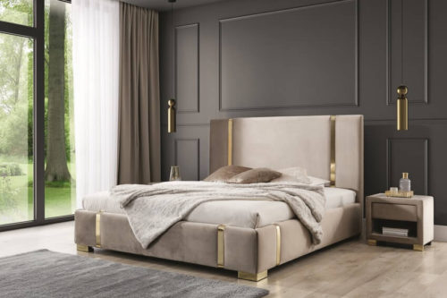Łóżko tapicerowane Oro