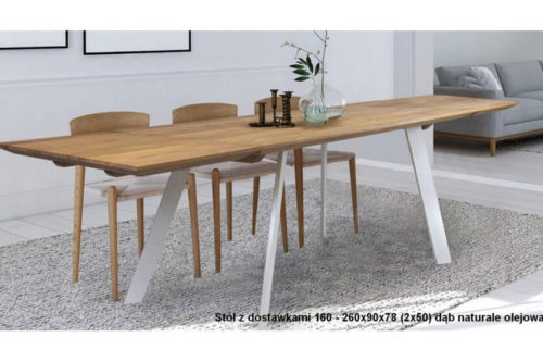 Stół z litego drewna Romano Ortus