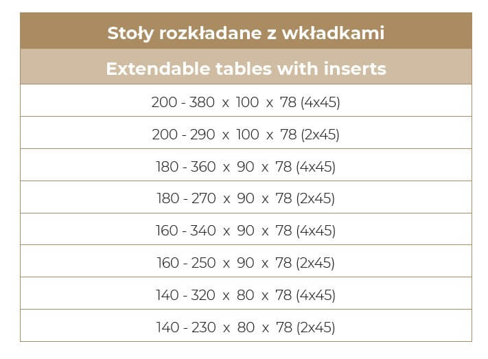 Stół Vittorio Ortus