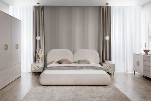 Łóżko tapicerowane Nubo