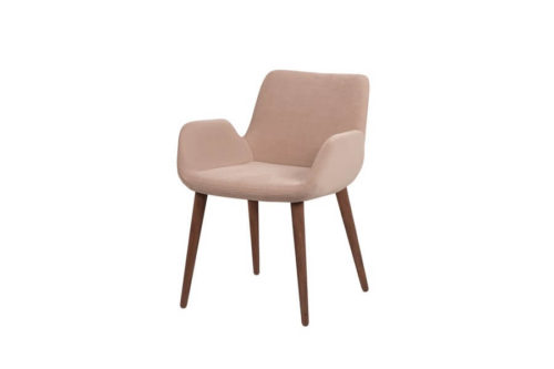 Fotel tapicerowany do jadalni Chidi