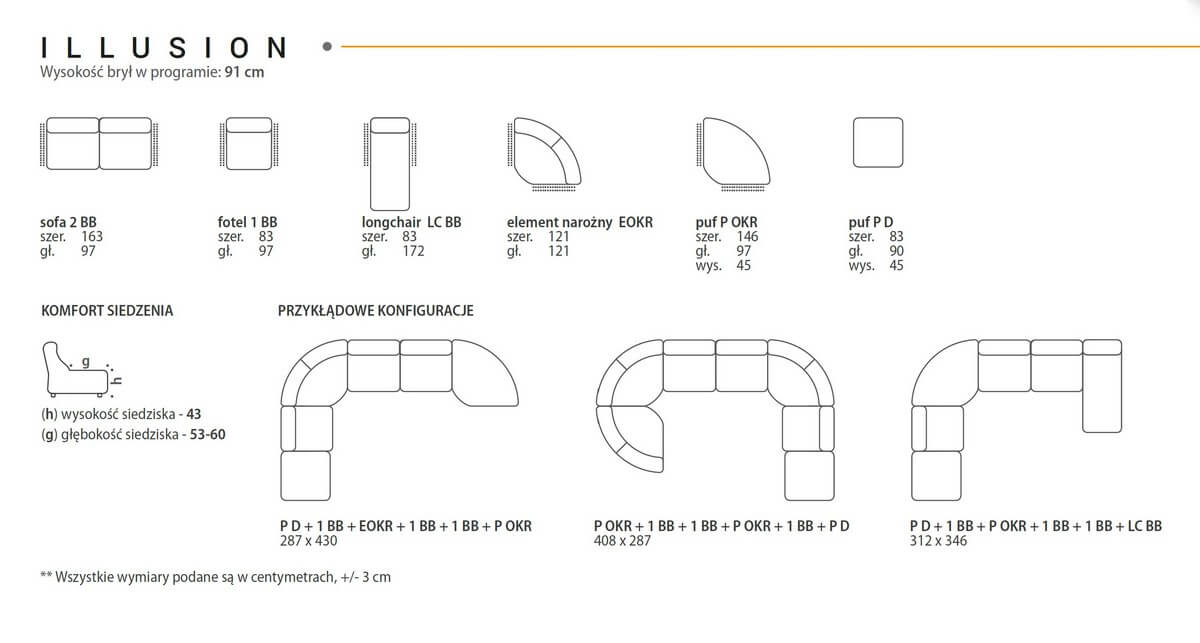 Narożnik Illusion Feniks