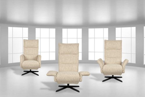 Fotel z wbudowanym podnóżkiem Siena