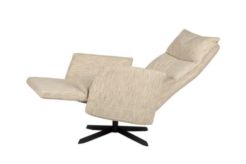 Fotel z wbudowanym podnóżkiem Siena