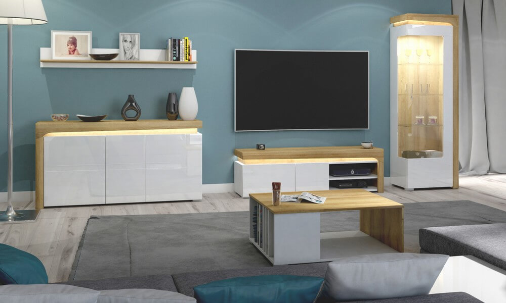 Kolekcja mebli do salonu Theo Restol