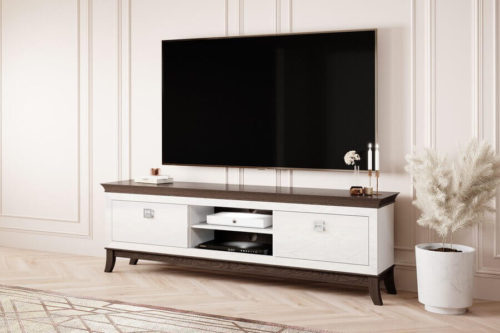 Meble białe do salonu Tisaro Bydgoskie Meble