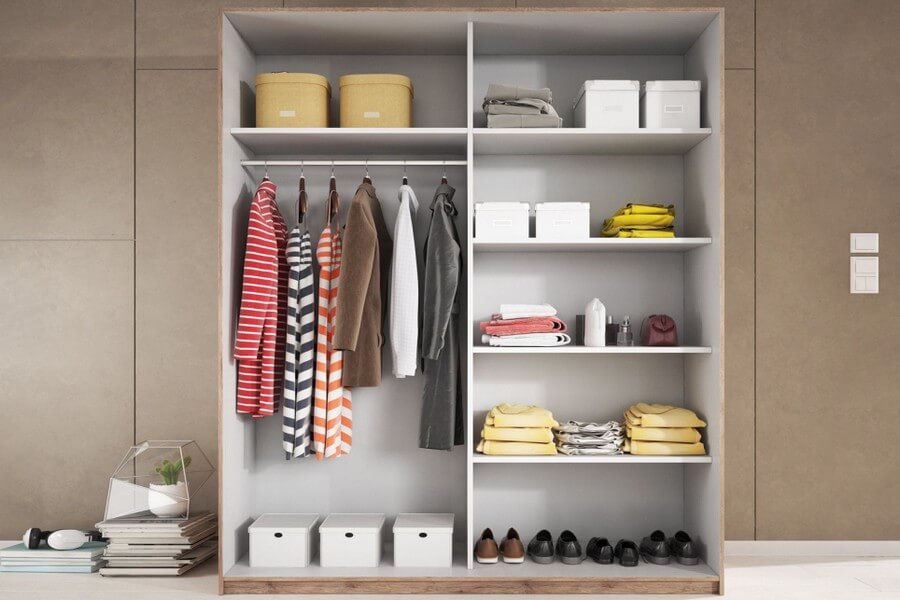 Szafa z lustrem Galaxy Helvetia