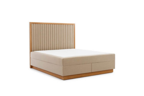 Łóżko kontynentalne z wezgłowiem 800